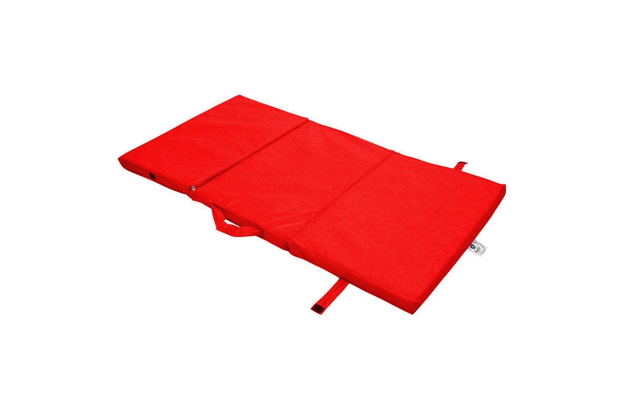 Best For Kids Klappmatratze für das Reisebett 120 x 60 cm Rot