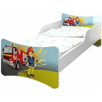 Best For Kids Kinderbett mit Schaummatratze mit TÜV Zertifiziert 90x200 cm 