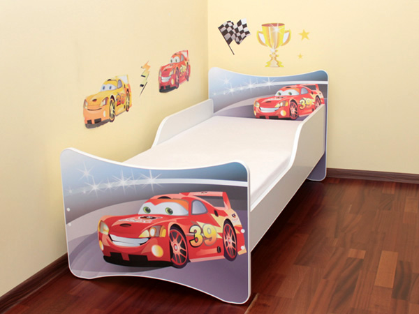 Kinderbett Jugendbett Juniorbett Cars Auto 70x140 Cm Mit Matratze Mit Lattenrost Ebay